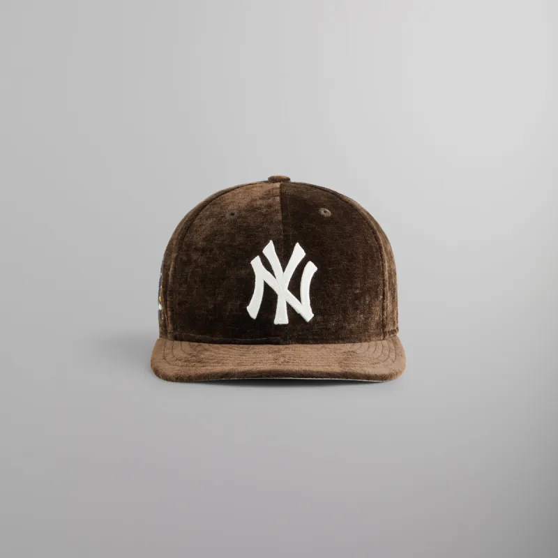 Kith & New Era for the New York Yankees Chenille Chainstitch 59FIFTY Low Profile - Kindling sold by Kith