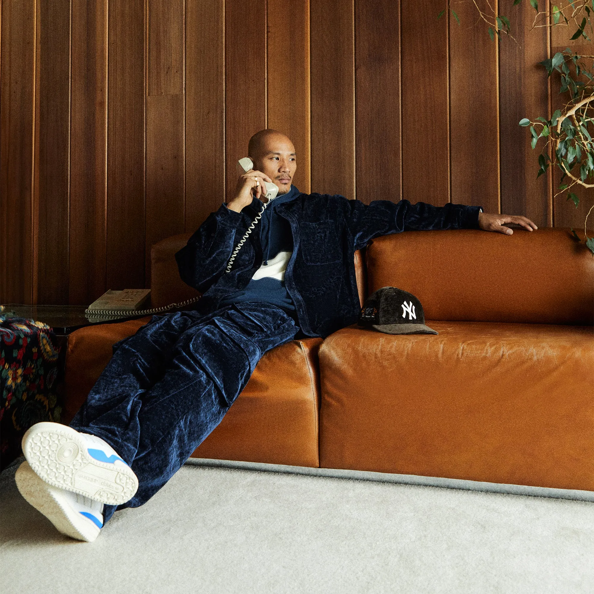 Kith & New Era for the New York Yankees Chenille Chainstitch 59FIFTY Low Profile - Kindling sold by Kith product image thumbnail 3