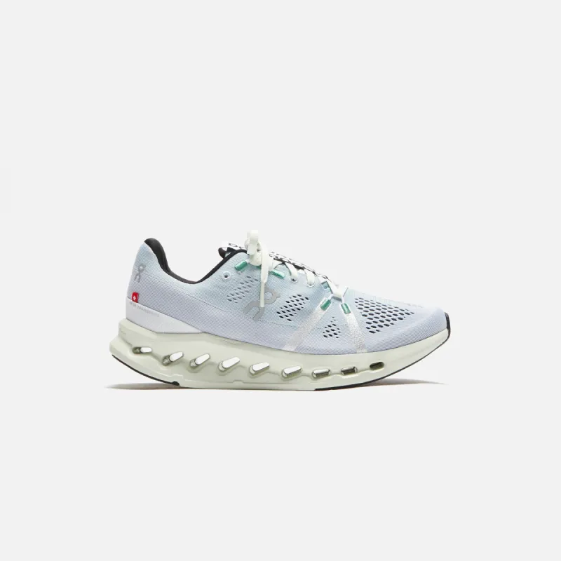 On Running WMNS Cloudsurfer - Mineral / Aloe sold by Kith