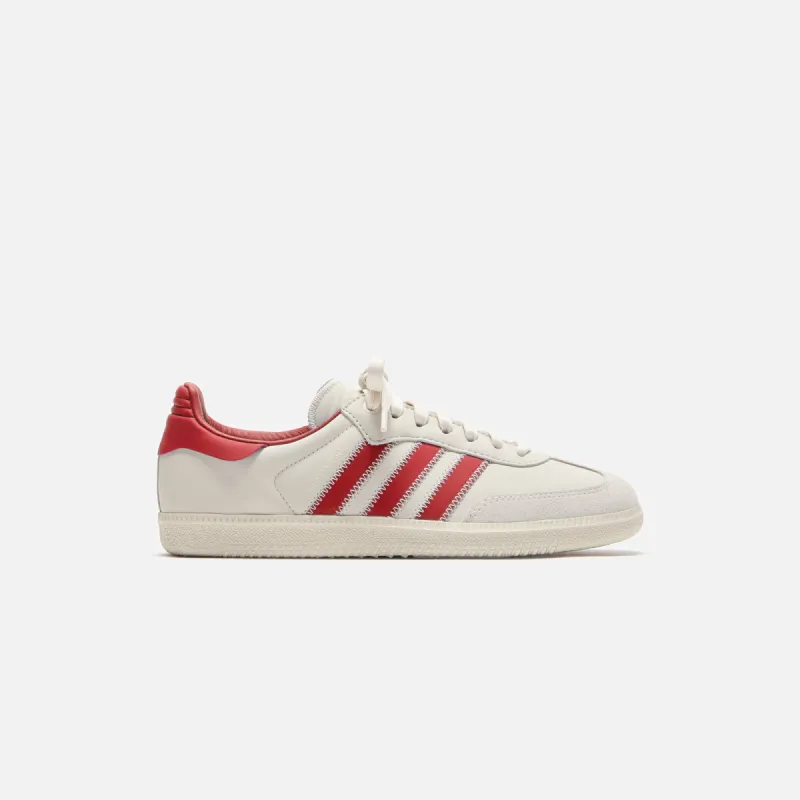 adidas Humanrace Samba - Glory Red / Alumina / Alumina sold by Kith