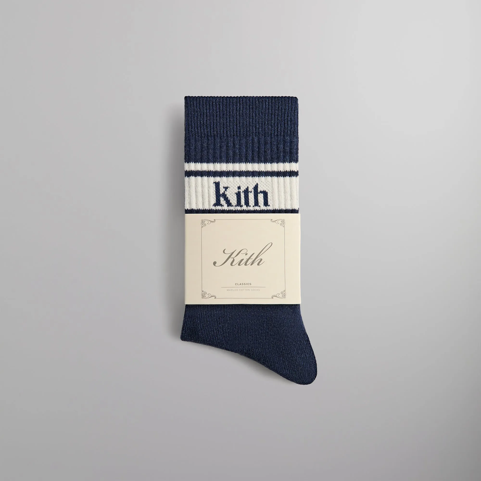 Kith Serif Jacquard Striped Crew Socks - Innate sold by Kith product image thumbnail 2