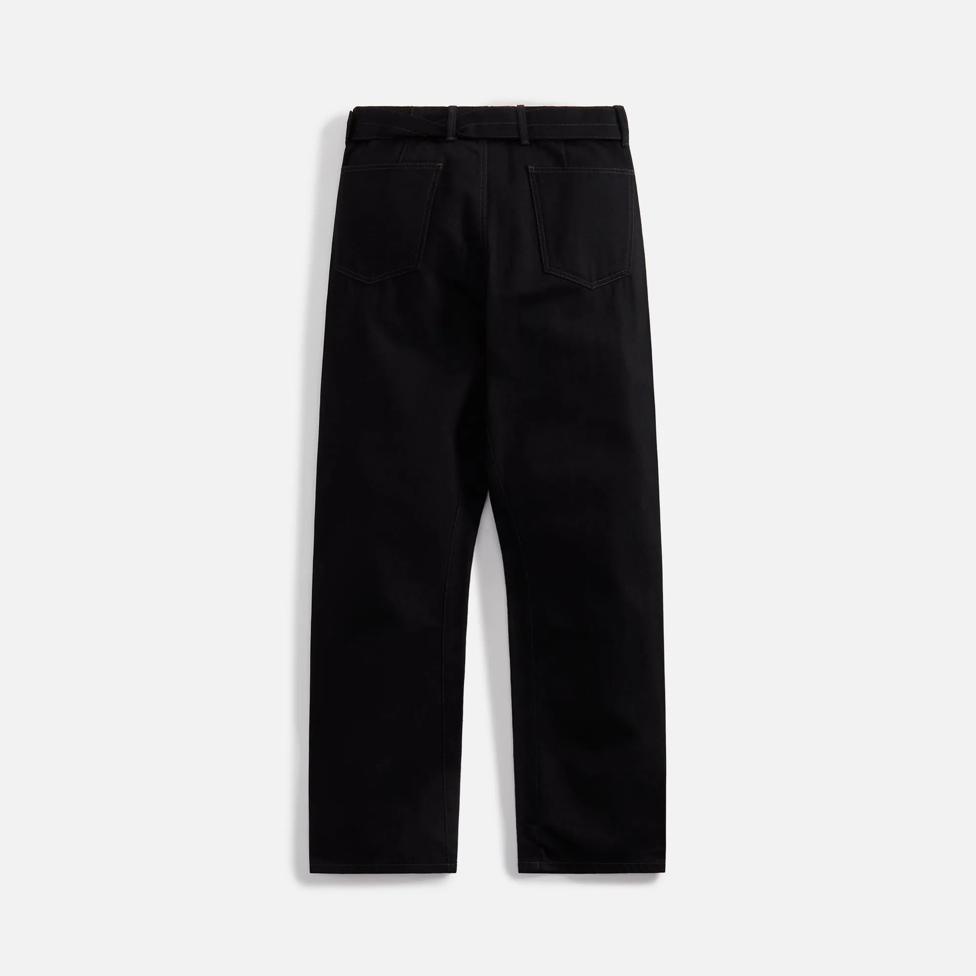 Lemaire Twisted Belted Pants - Black sold by Kith product image thumbnail 2