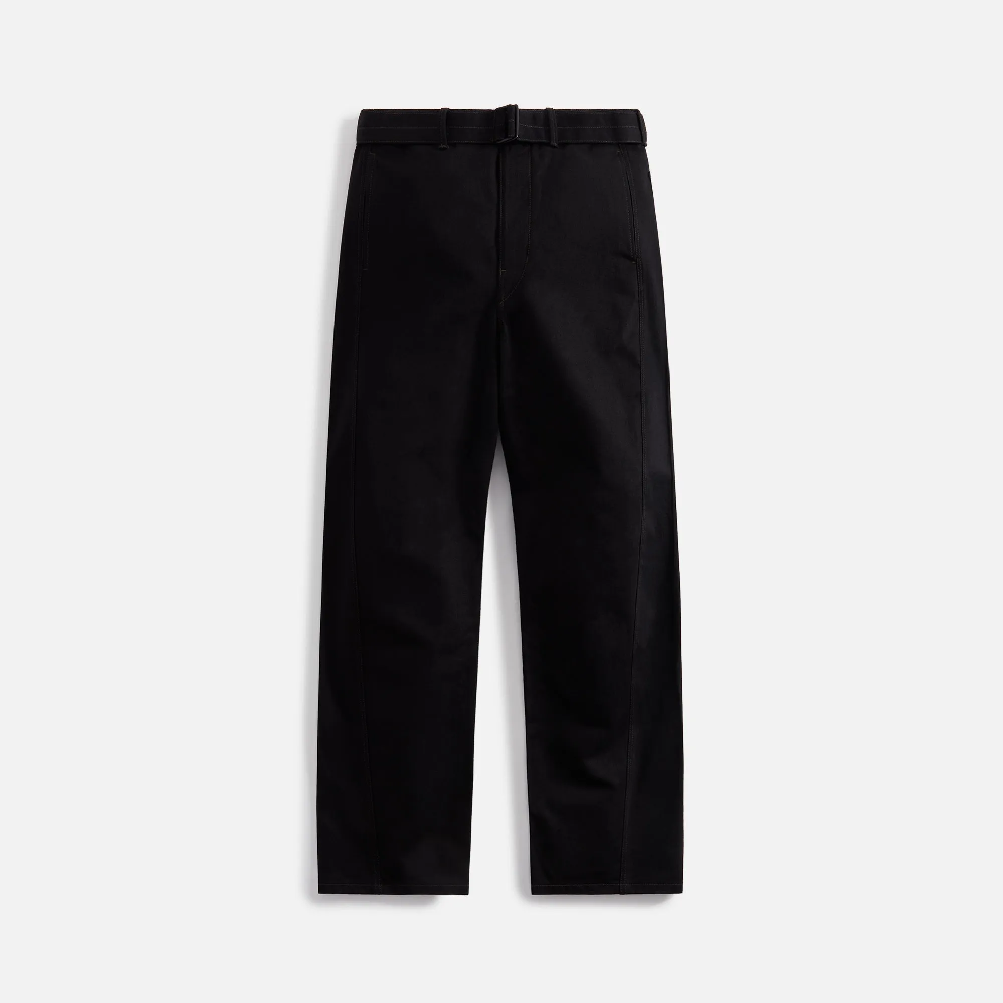 Lemaire Twisted Belted Pants - Black sold by Kith