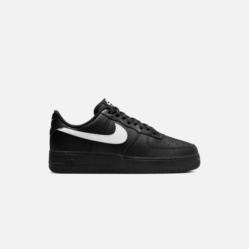 Nike Air Force 1 '07 - Black / White / Black sold by Kith