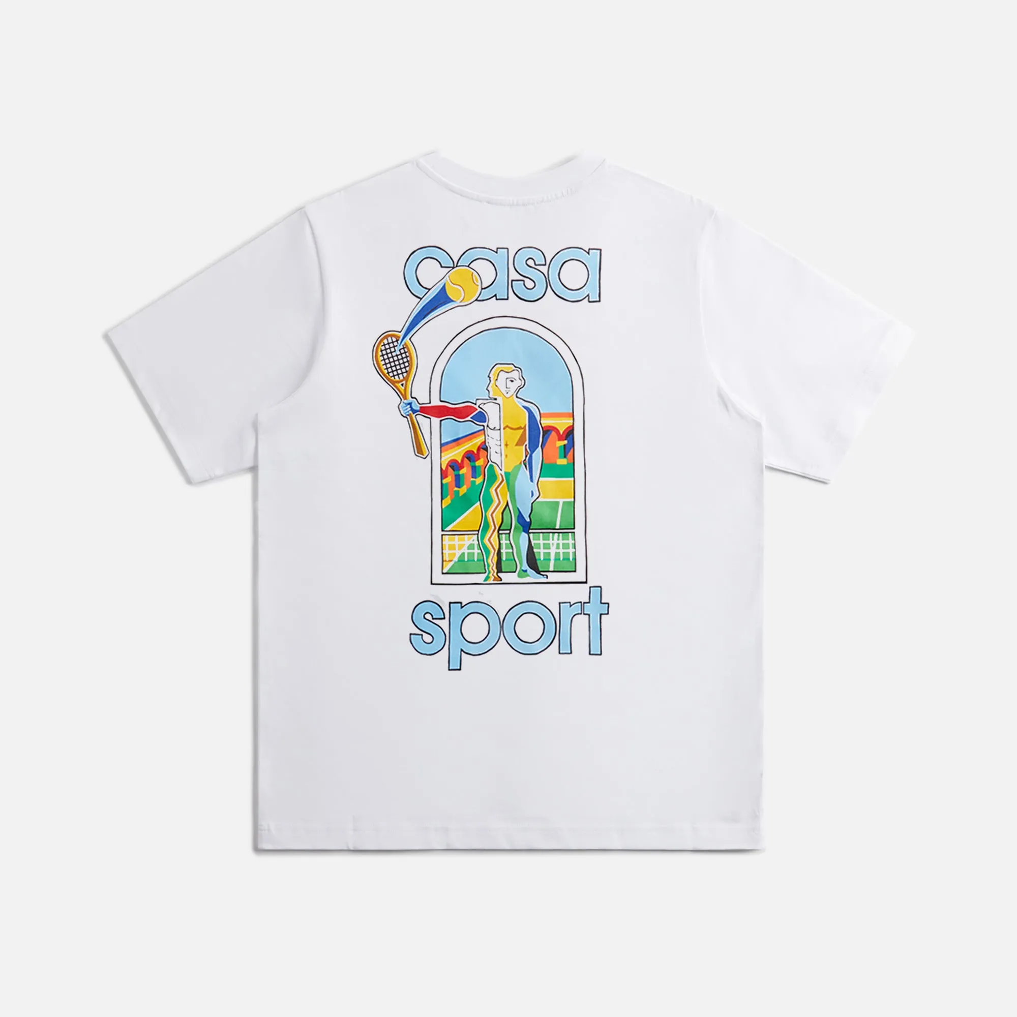 Casablanca Le Jeu Colore Screen Printed Tee - White sold by Kith product image thumbnail 2