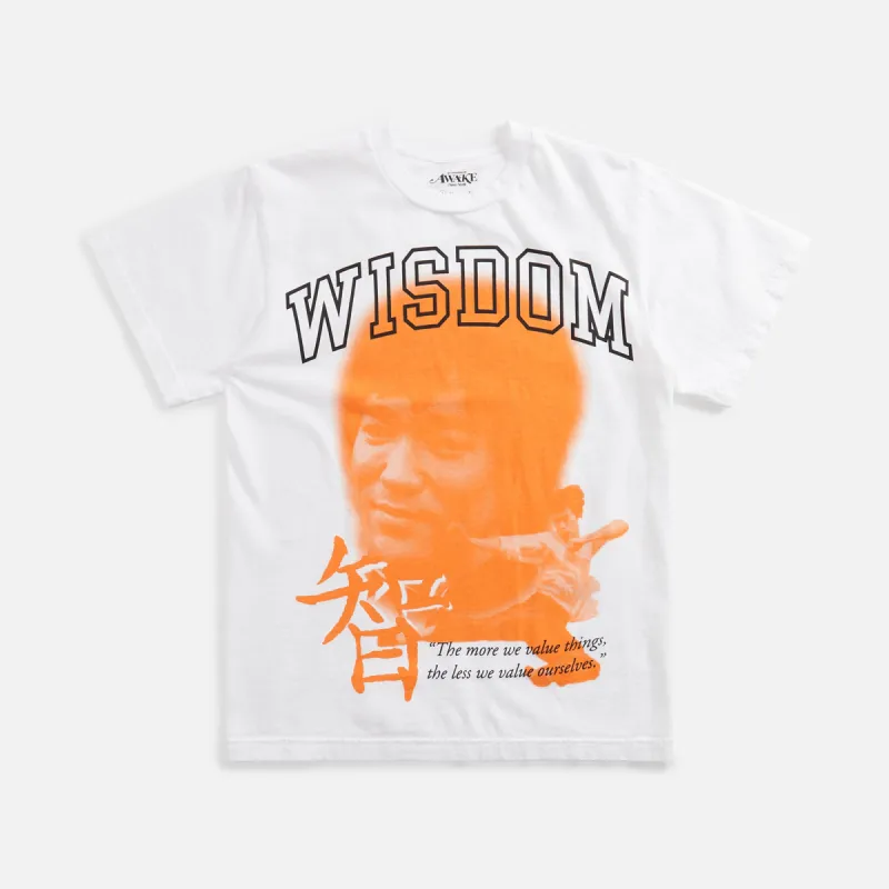 Awake NY Bruce Lee Tee - White sold by Kith