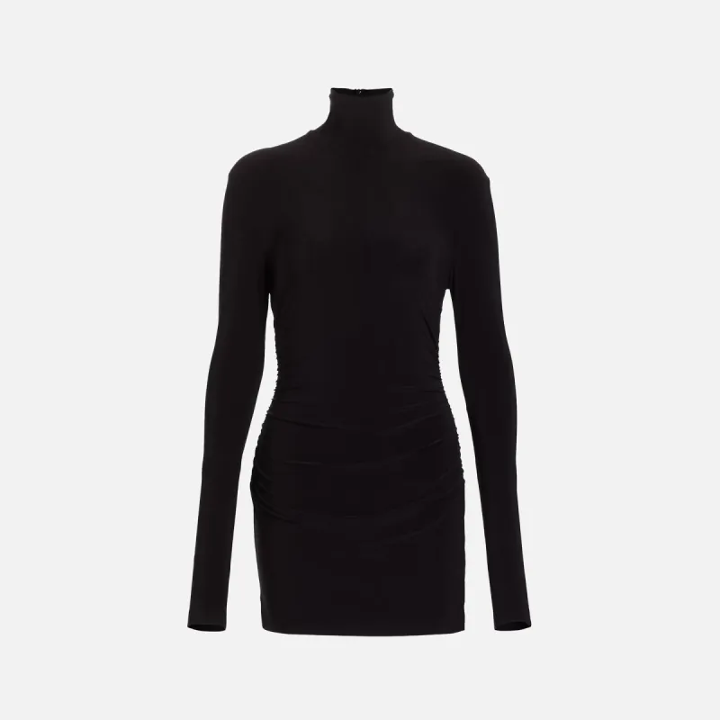 Norma Kamali Turtleneck Pickleball Dress - Black sold by Kith