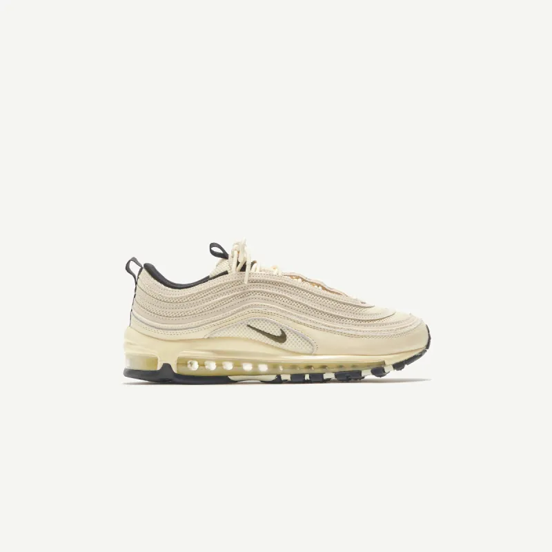Nike Air Max 97 - Coconut Milk / Black sold by Kith
