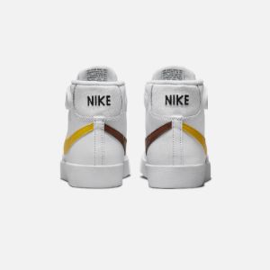 Nike Blazer Mid 77 - White / Pecan / Vivid Sulphur sold by Kith