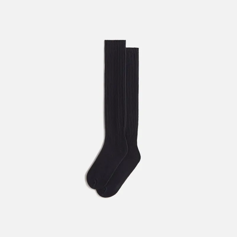 Kith Women Slouchy Socks - Black sold by Kith