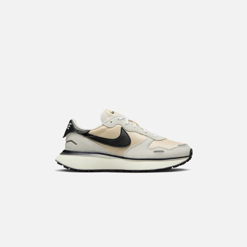 Nike WMNS Phoenix Waffle - Summit White / Black / Sanddrift sold by Kith