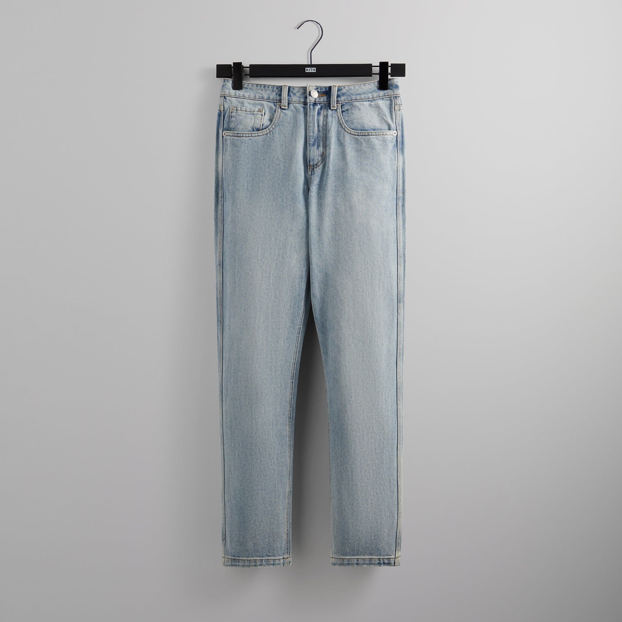 Kith Centre Denim Jean - Light Indigo sold by Kith