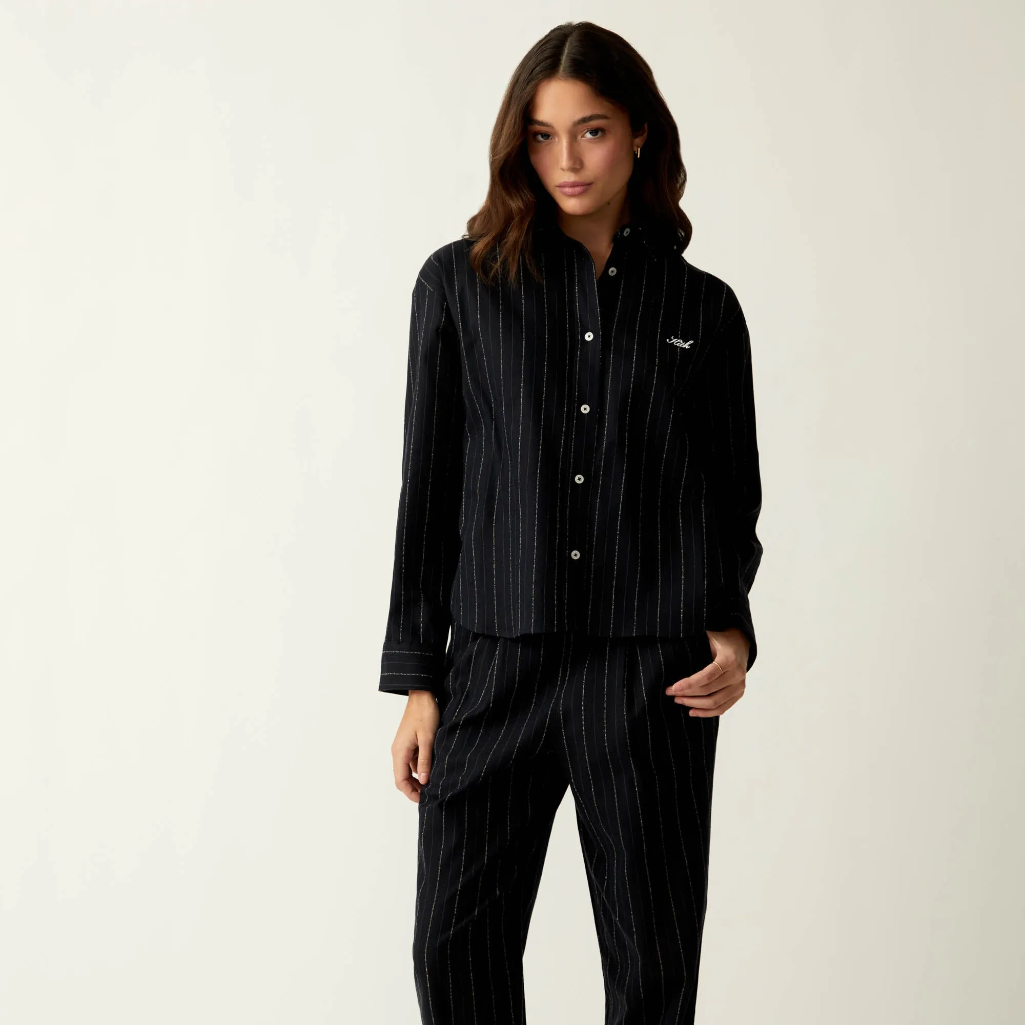Kith Women Miles Pinstripe Pants - Ink sold by Kith product image thumbnail 4