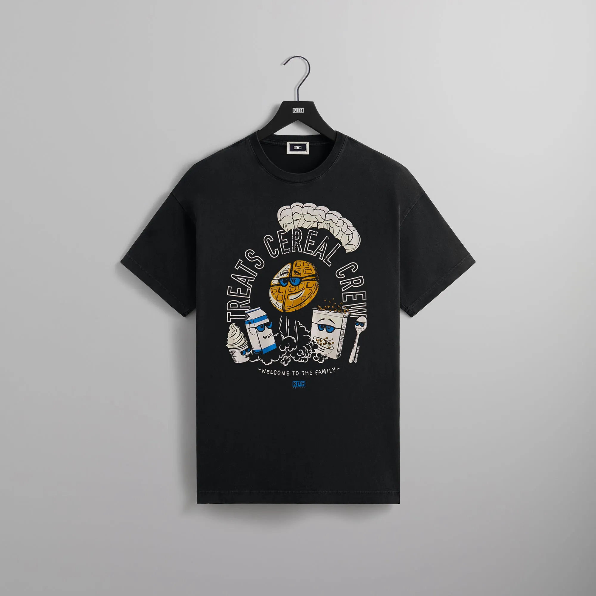Kith Treats Cereal Crew Vintage Tee - Black | Parallel Kith Treats Cereal Crew Vintage Tee - Black | Parallel