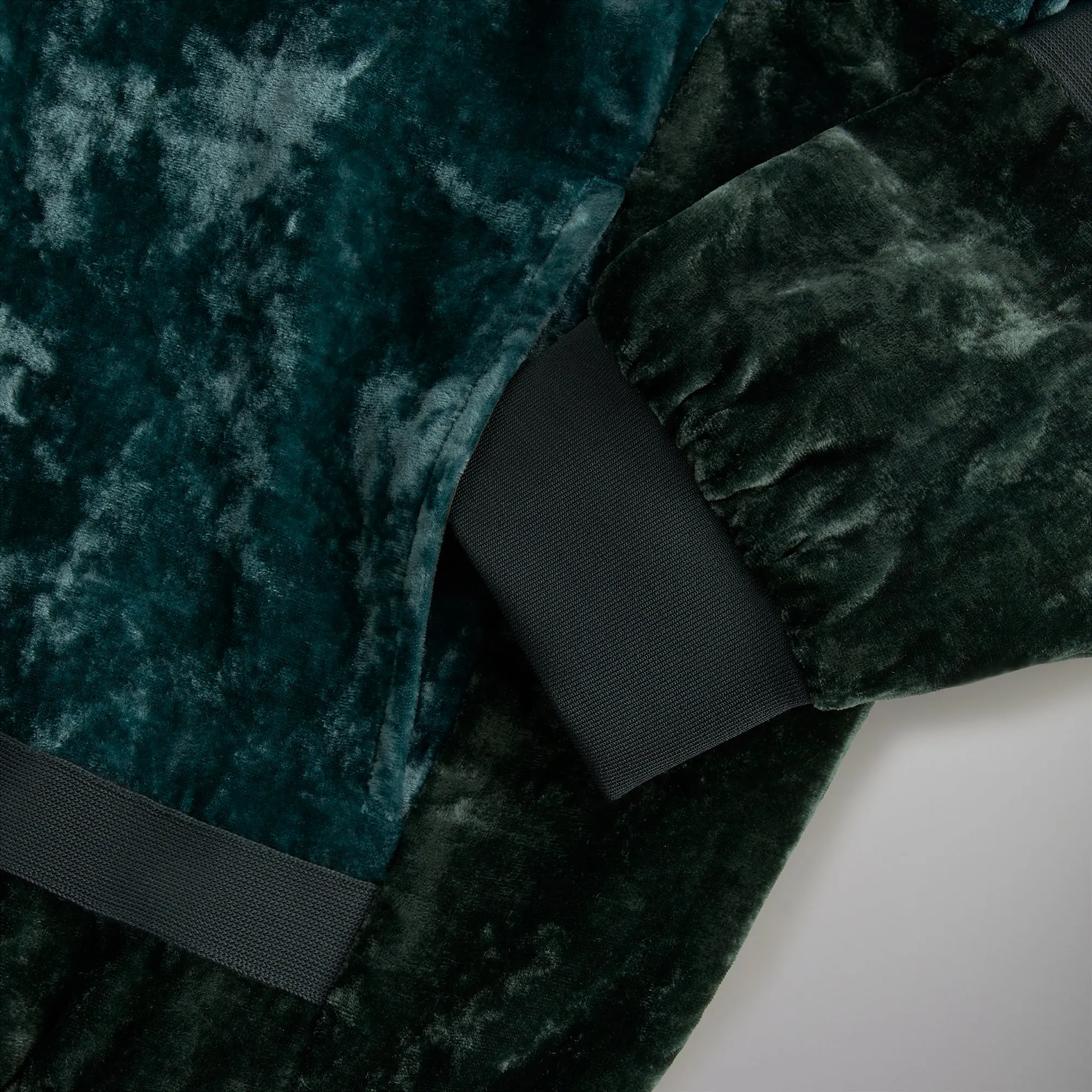 &Kin Crushed Velvet Silas Bomber Jacket - Algae sold by Kith product image thumbnail 5
