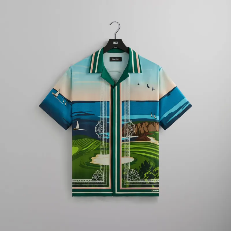 Kith for TaylorMade Tips Camp Collar Shirt - Multi PH sold by Kith