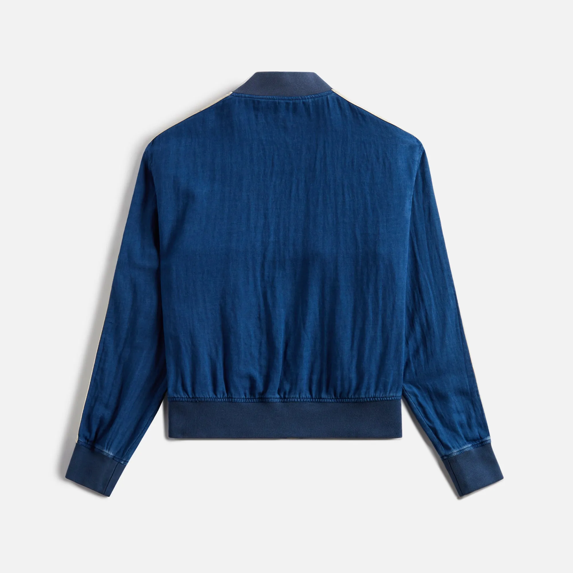Palm Angels Chambray Track Bomber Jacket - Indigo / Off-White sold by Kith product image thumbnail 2