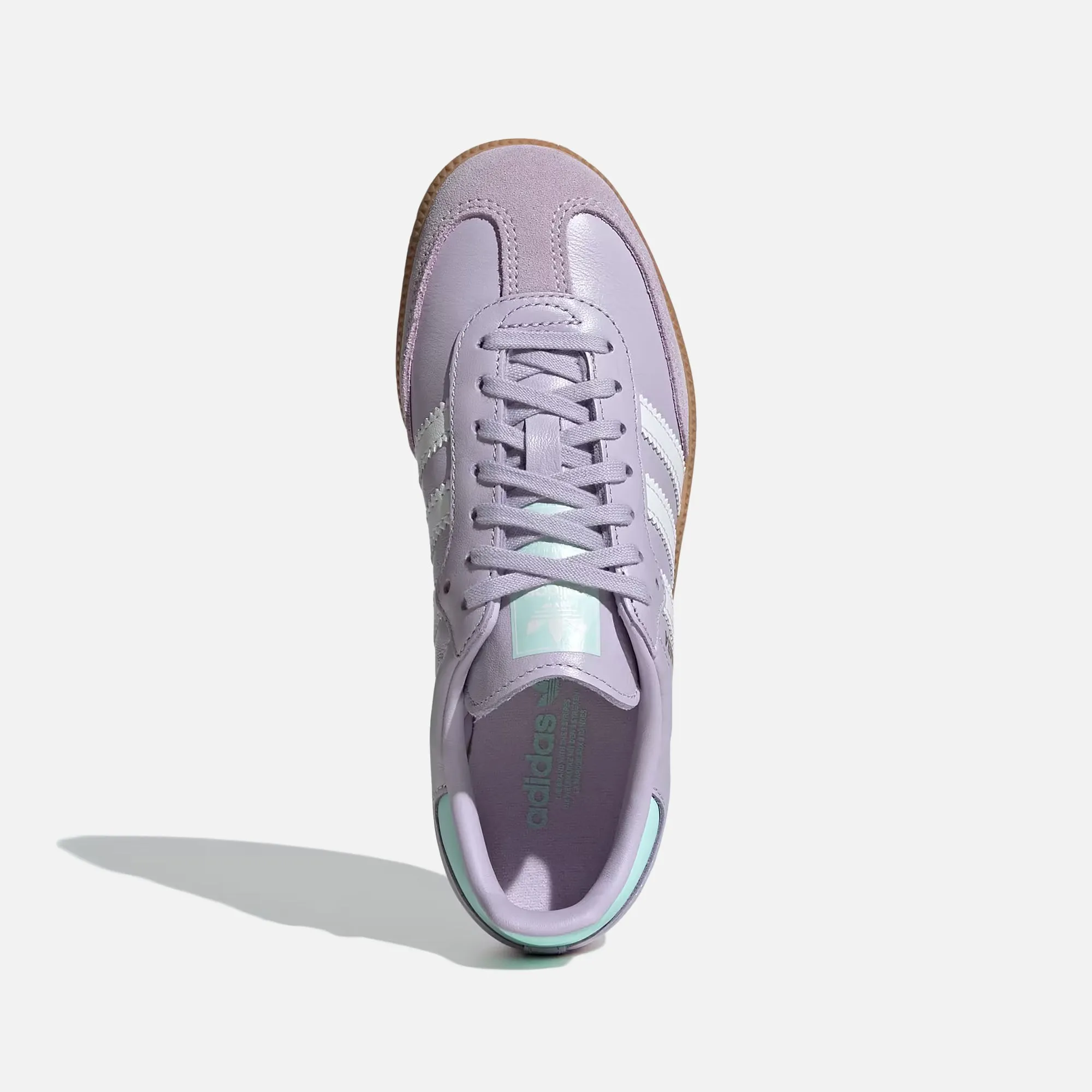 adidas GS Samba OG - Silver Dawn / Crystal White / Semi Flash Aqua sold by Kith product image thumbnail 3
