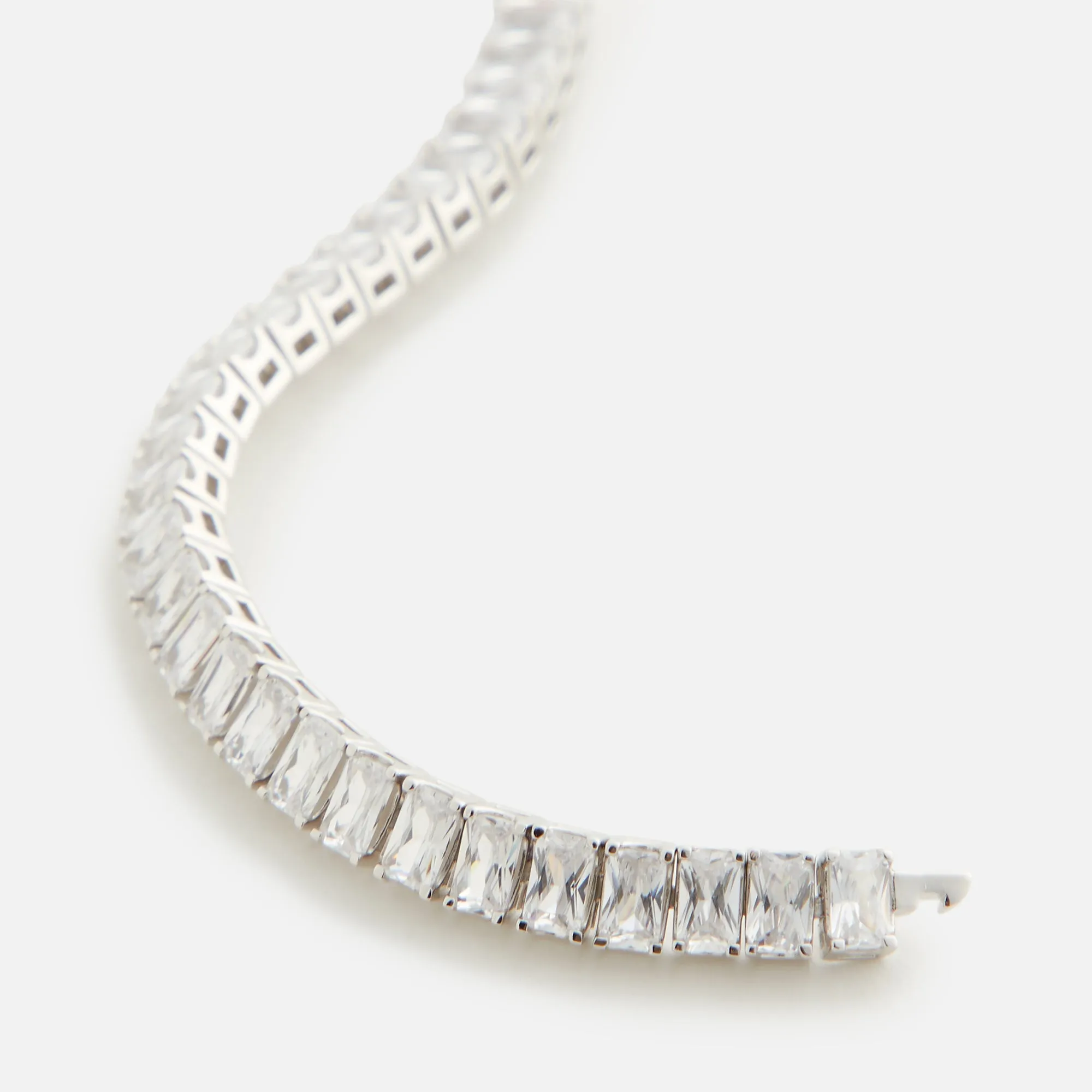 Hatton Labs Emerald Tennis Bracelet - Silver / Green sold by Kith product image thumbnail 2