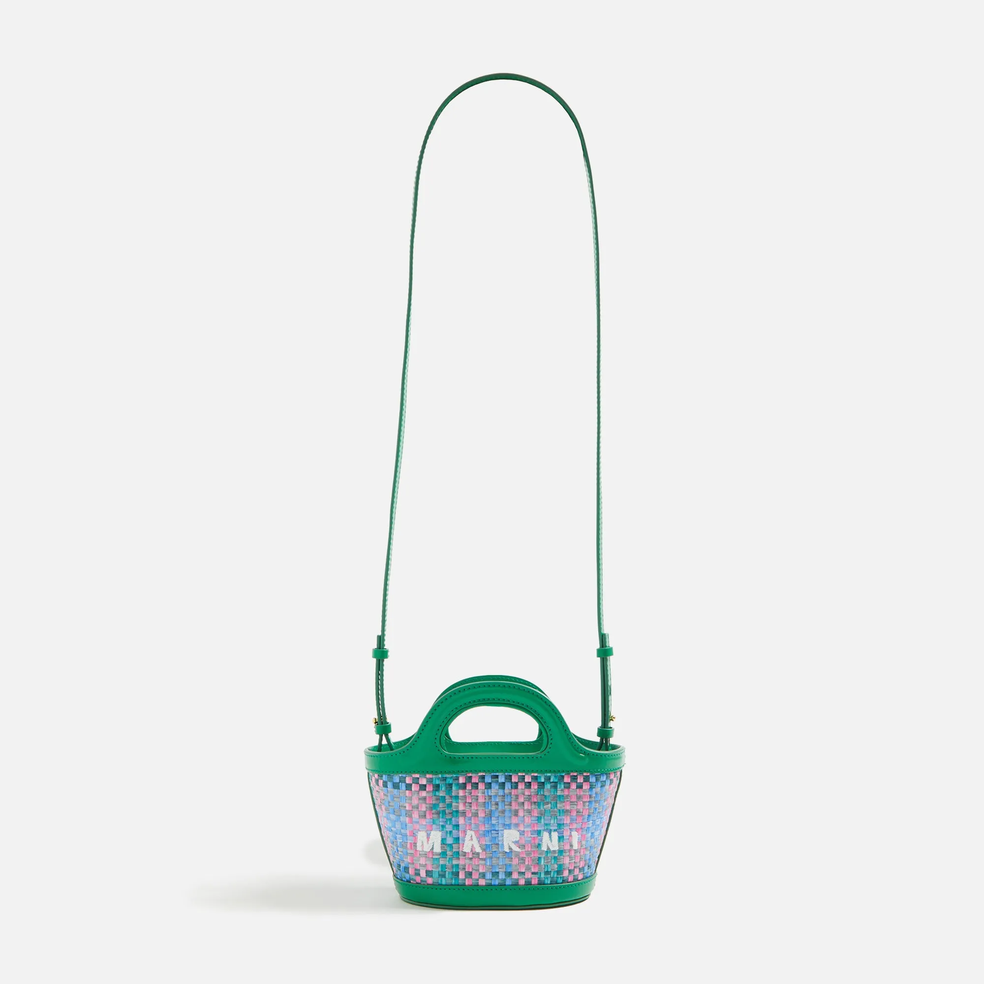 Marni Tropicalia Micro Raffia Bag - Light Pink sold by Kith