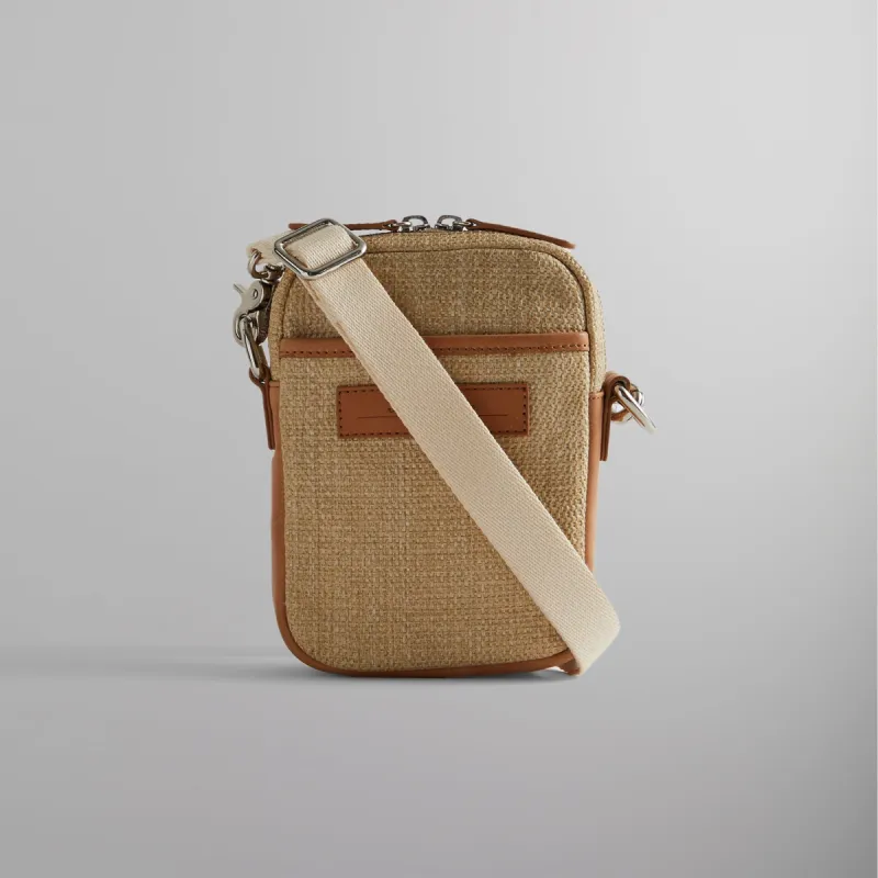 Kith Raffia Crossbody Pouch - Chia sold by Kith