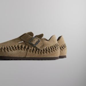 Kith x Birkenstock ☆ Braided London Collection Taupe Buy Kith x London Braided 'Taupe' - 1027532 | GOAT