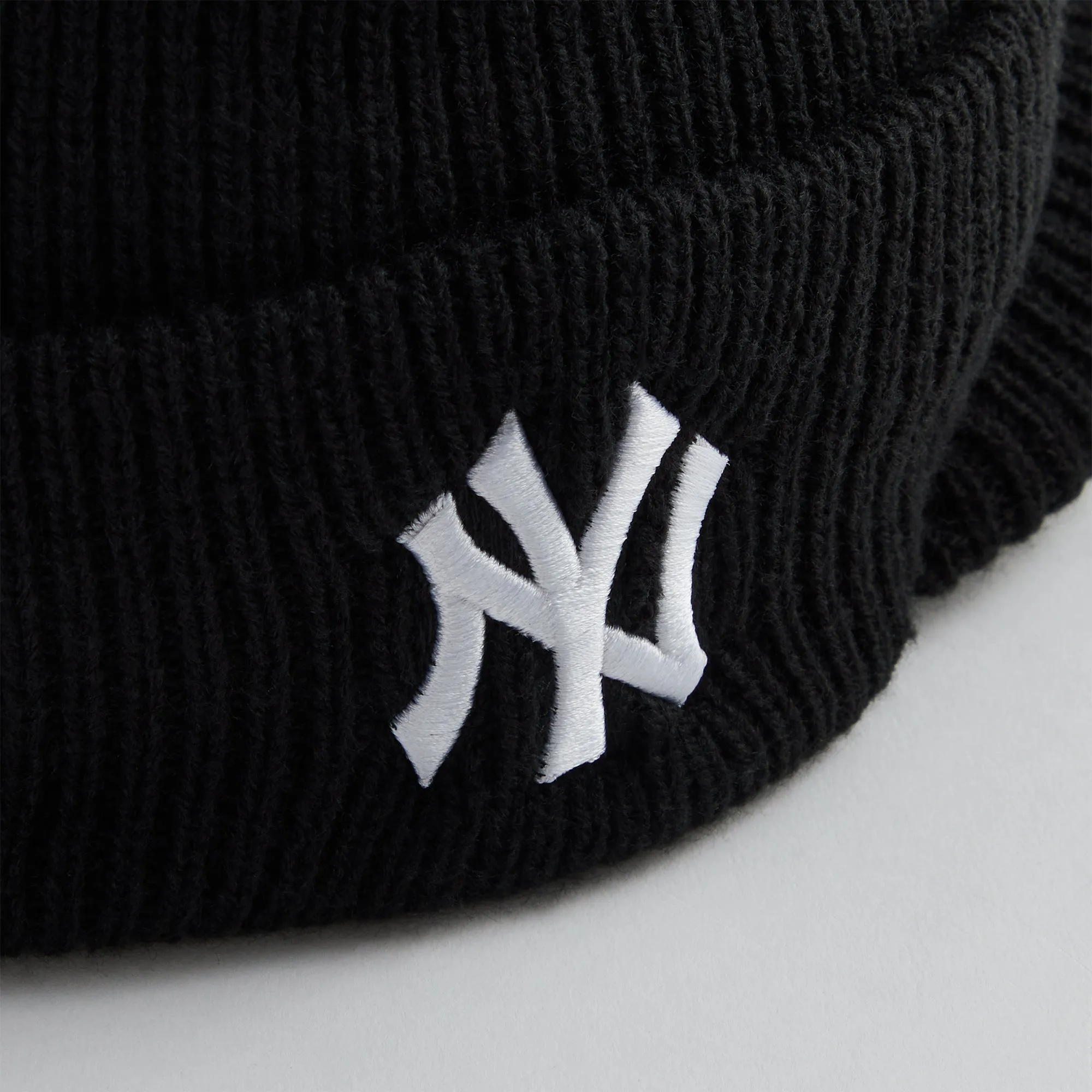 Kith for the New York Yankees Visor Beanie - Black sold by Kith product image thumbnail 4