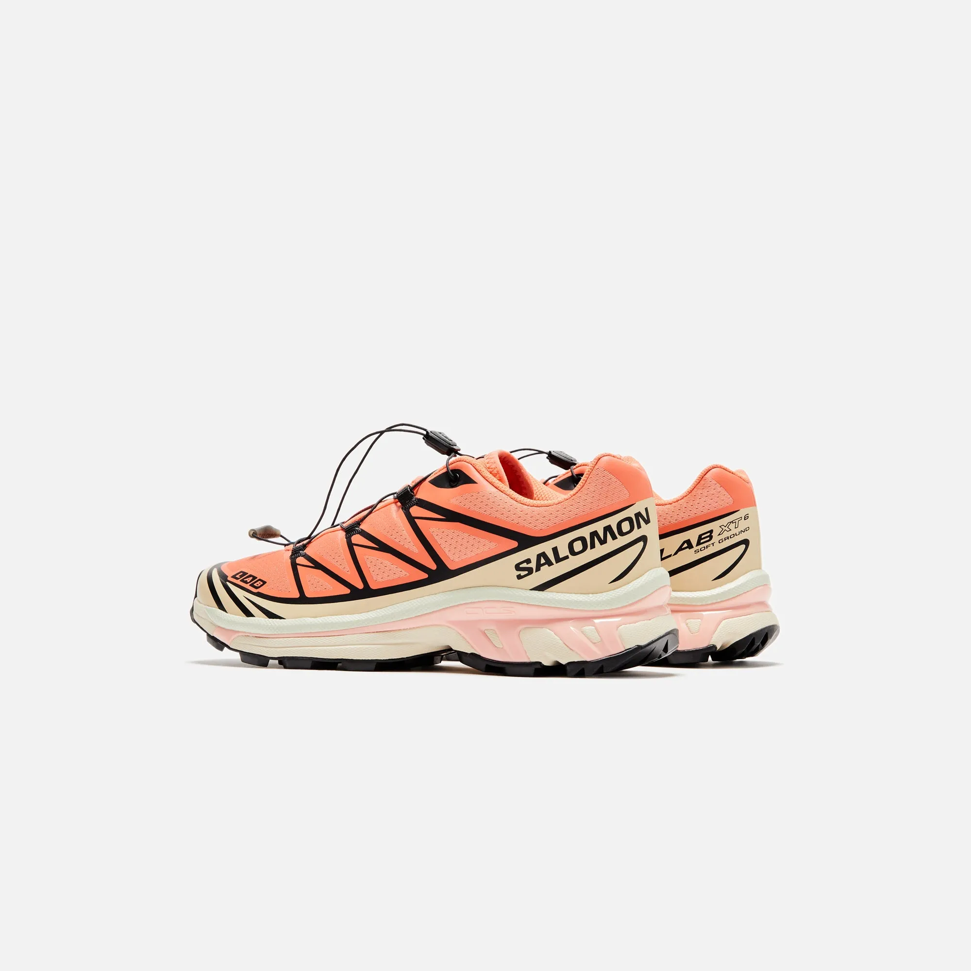 Salomon XT-6 - Living Coral / Black / Cement sold by Kith product image thumbnail 4