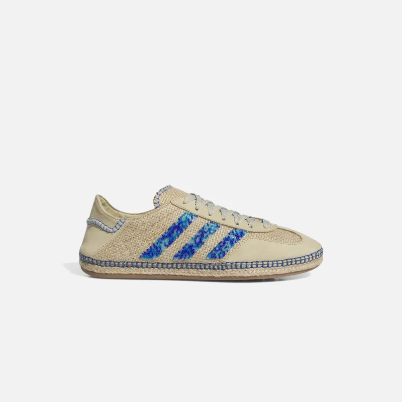 adidas x CLOT Gazelle By Edison Chen - Linen Khaki / Light Blue / Bluebird sold by Kith
