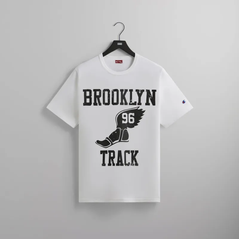 Kith for CUNY Brooklyn College Track Champion Tee - White sold by Kith