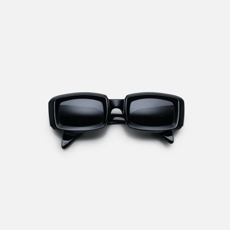 Jacques Marie Mage Runaway Frame Jet Lens Dark Gold Hardware - Black made by Kith