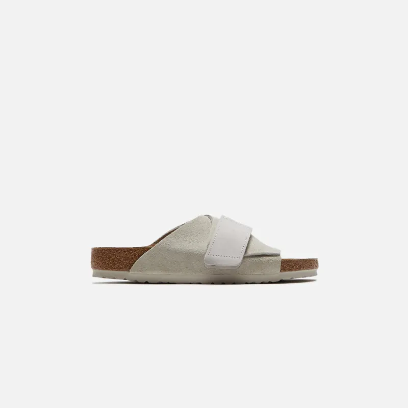 Birkenstock Kyoto Suede - Antique White sold by Kith