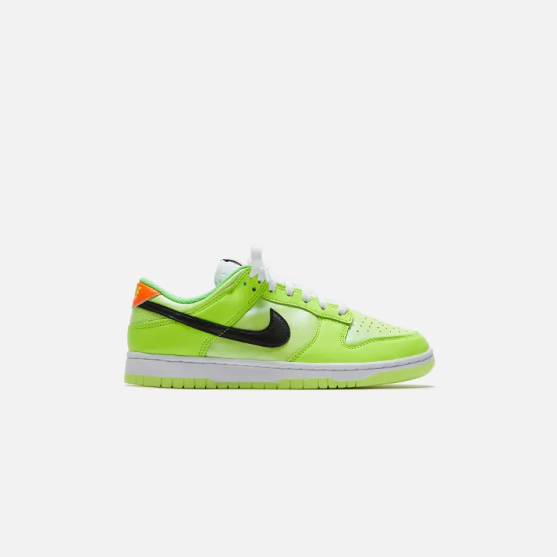 Nike Dunk Low - Venom Green / Black / Glow sold by Kith