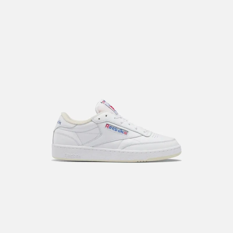 Reebok Club C 85 Vintage - Footwear White/ Alabaster/ Vector Blue sold by Kith