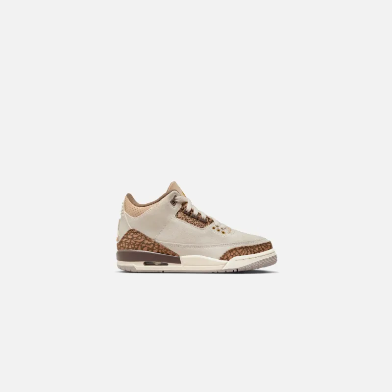 Nike TD Air Jordan 3 Retro - Palomino / Light Orewood Brown / Metallic Gold / Light British Tan sold by Kith