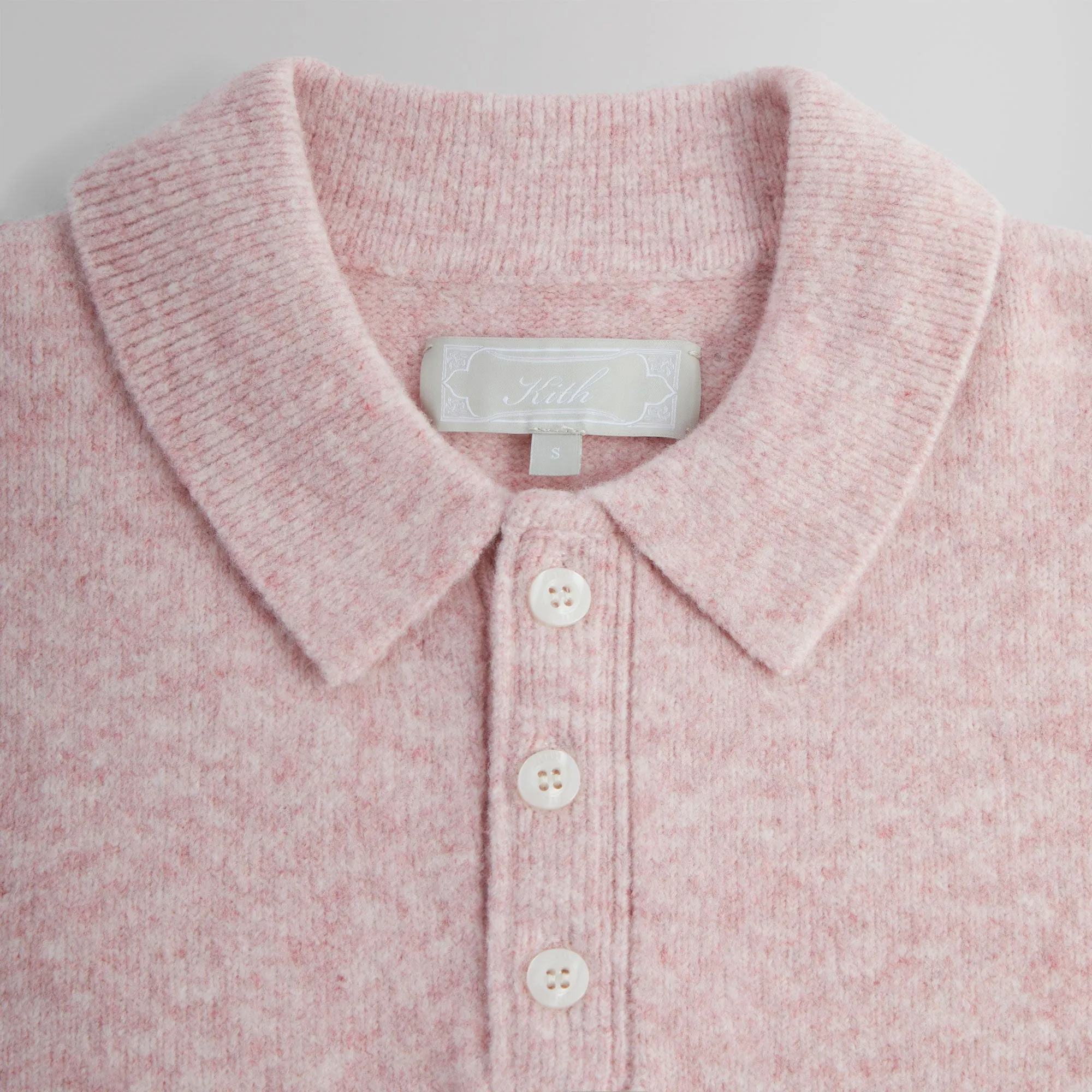 Kith Boucle Harmon Rugby Pullover Sweater - French Pink sold by Kith product image thumbnail 4