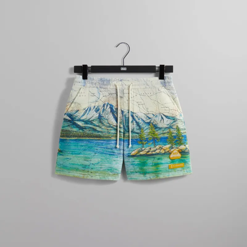 Kith for Columbia Lake Tahoe Fleece Short - Chalk sold by Kith