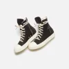 Rick Owens DRKSHDW Pentastitch Sneaker - Black / Milk / Milk Cotton Barre sold by Kith