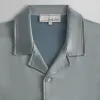 &Kin Washed Satin Landon Souvenir Shirt - Virtue sold by Kith