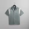 &Kin Washed Satin Landon Souvenir Shirt - Virtue sold by Kith