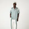 &Kin Washed Satin Landon Souvenir Shirt - Virtue sold by Kith