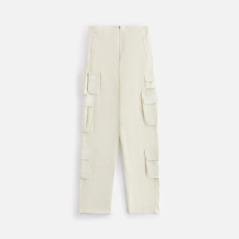 Kith Women Allyn Nylon Mid Rise Cargo - Enamel sold by Kith