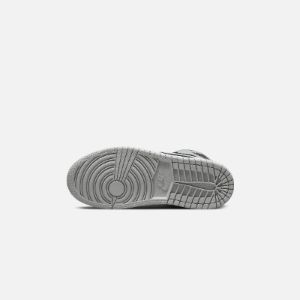 Nike Air Jordan 1 Mid SE - Black / University Red / White / Light Smoke sold by Kith