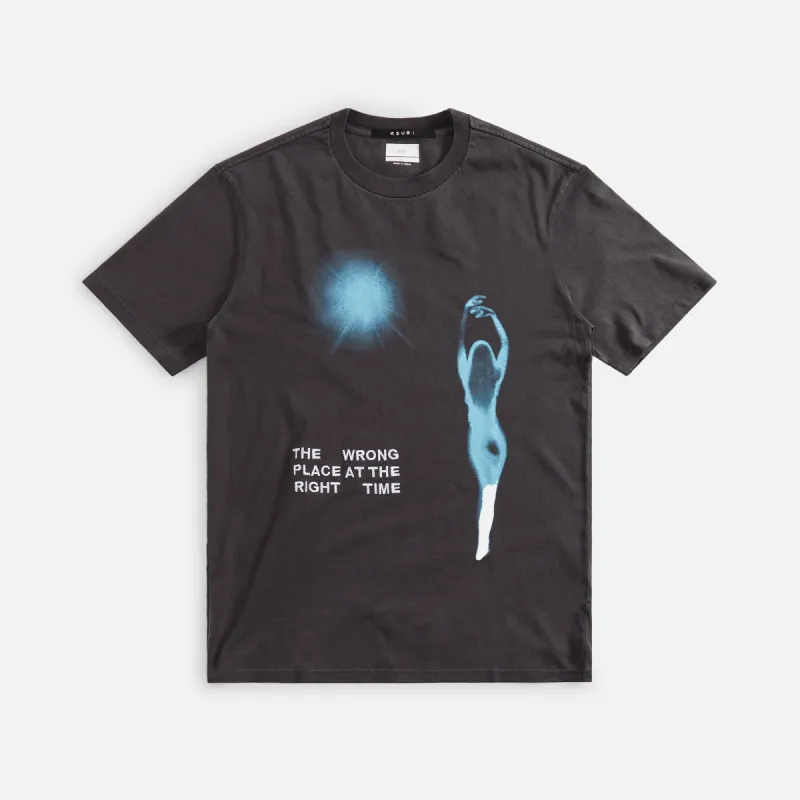 Ksubi Right Time Kash Tee - Faded Black sold by Kith