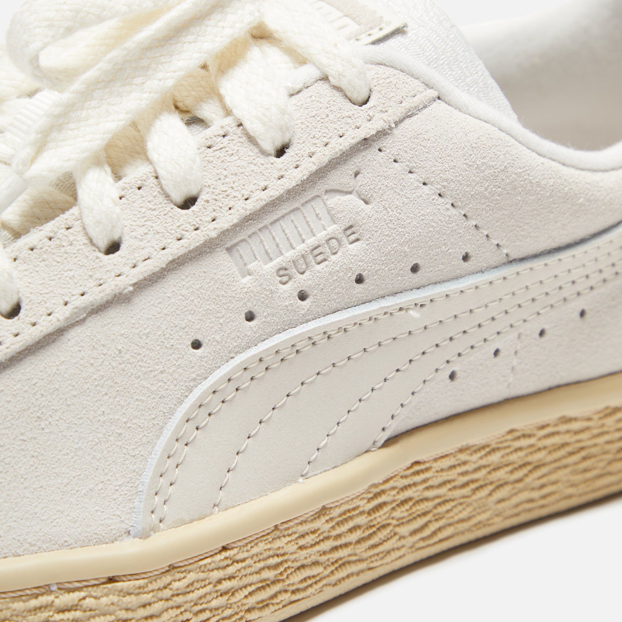 Puma WMNS Suede Classic Selflove - Warm White / Granola sold by Kith product image thumbnail 6
