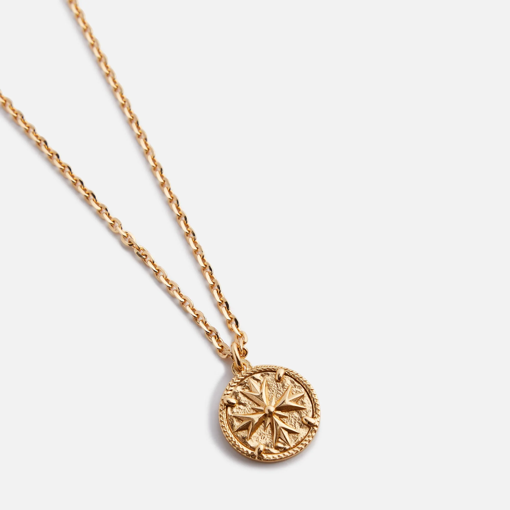Emanuele Bicocchi Lily Coin Pendant Necklace Large - Gold sold by Kith product image thumbnail 2