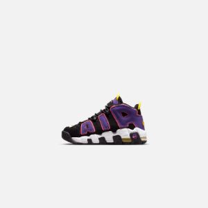 Nike Air More Uptempo `96 - Black / Multi-Color / Court Purple sold by Kith