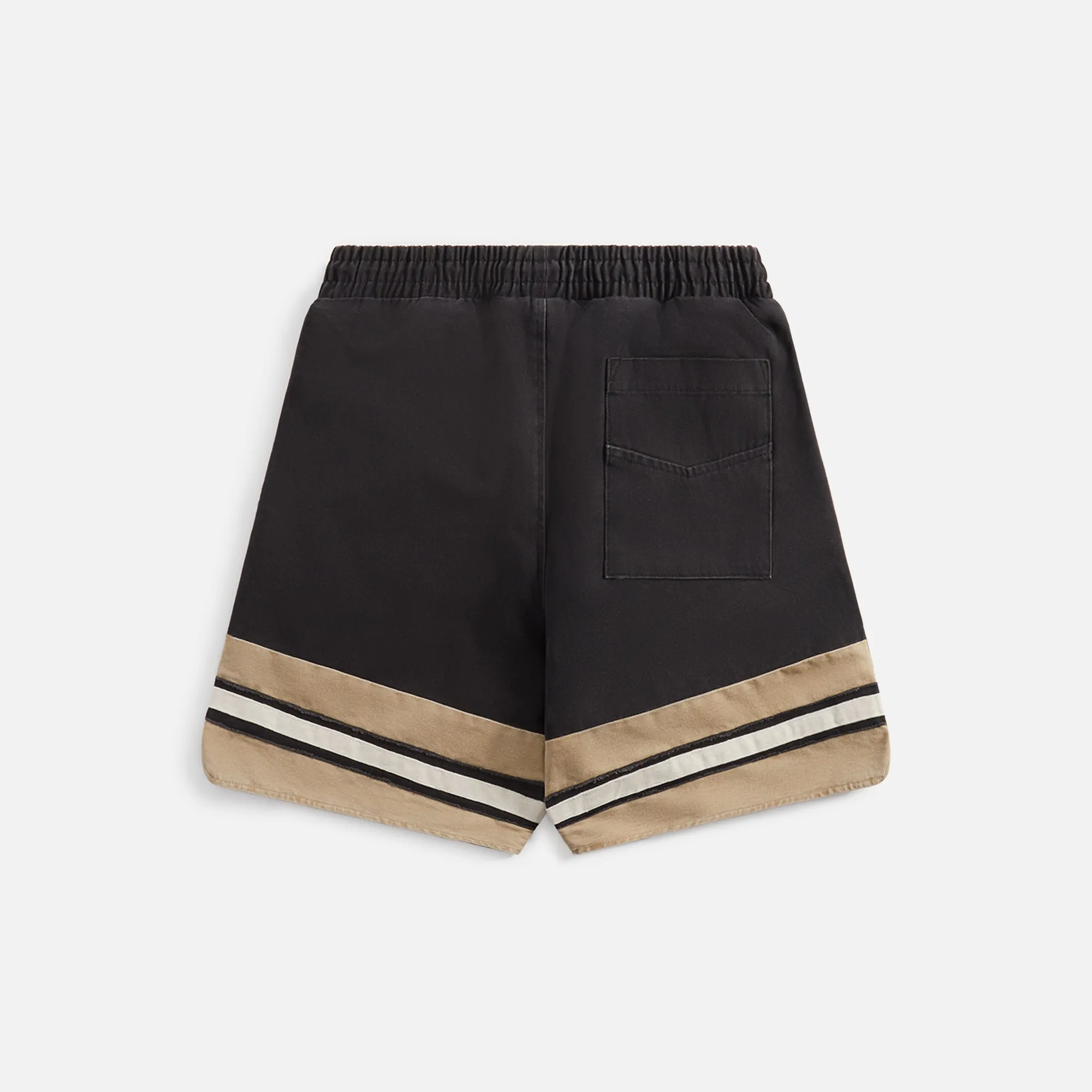 Rhude Embroidered Logo Short - Black / Khaki sold by Kith product image thumbnail 2