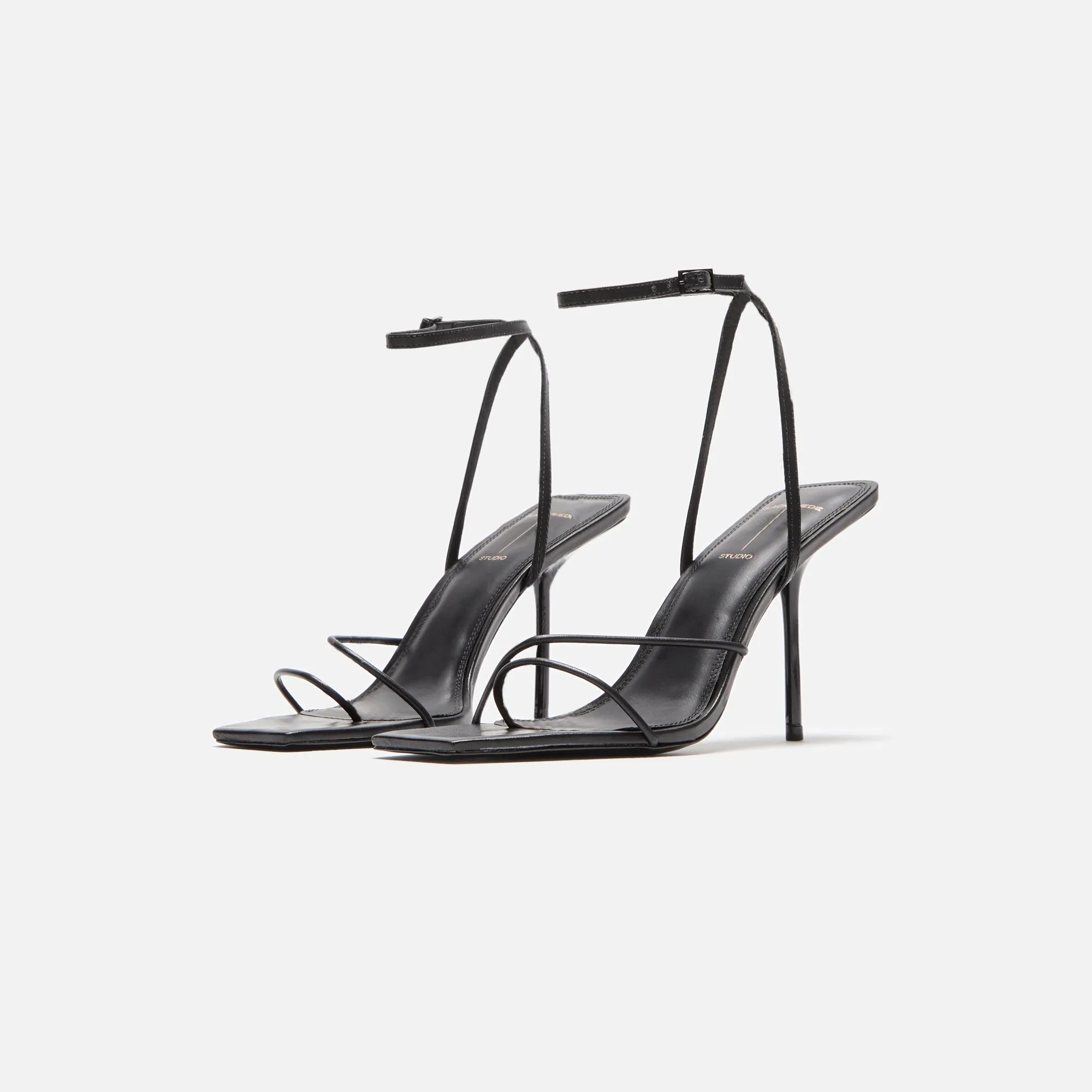 Black Suede Studio Iris 95 Sandal - Black Nappa sold by Kith product image thumbnail 2