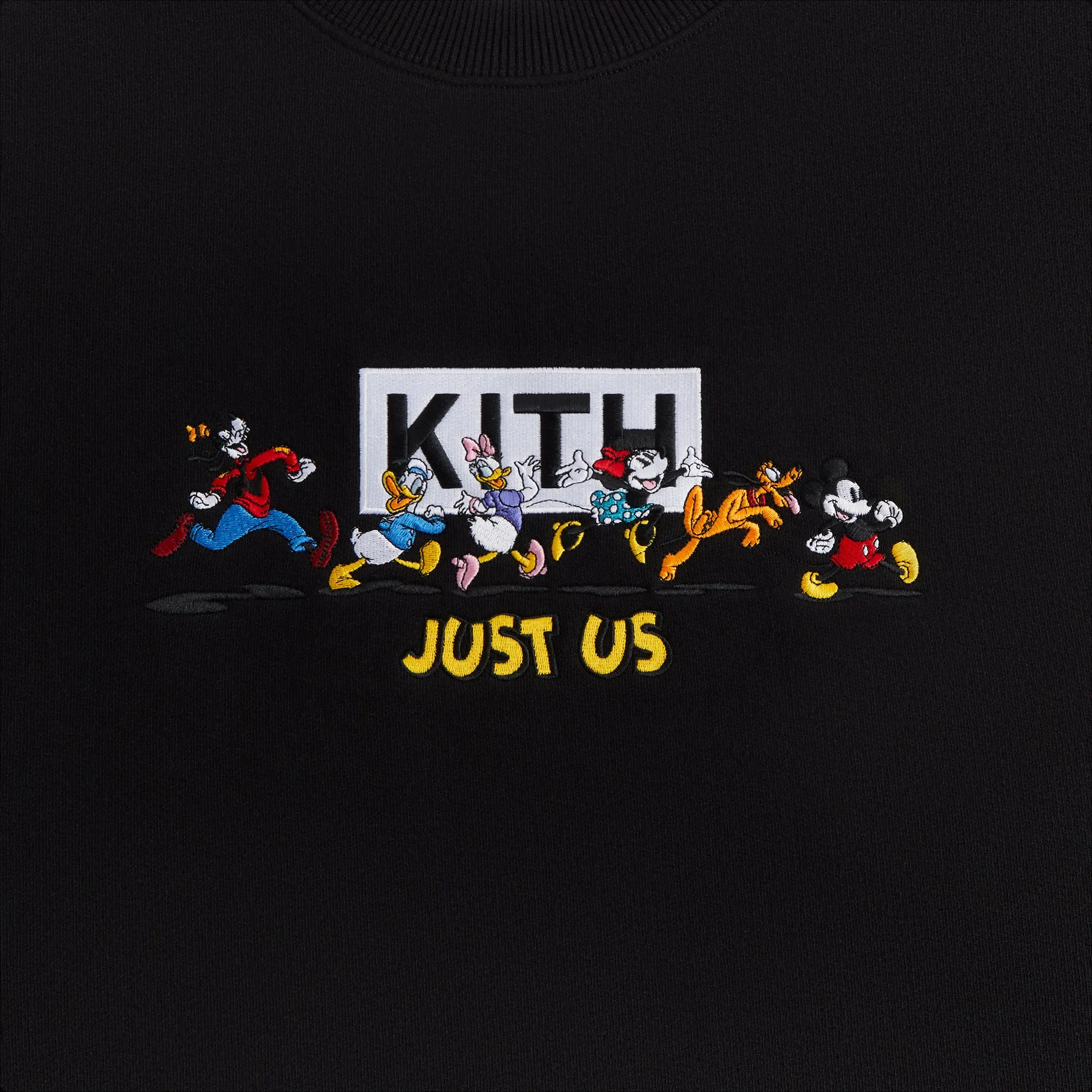 Disney | Kith for Mickey & Friends Family Crewneck - Black sold by Kith product image thumbnail 3